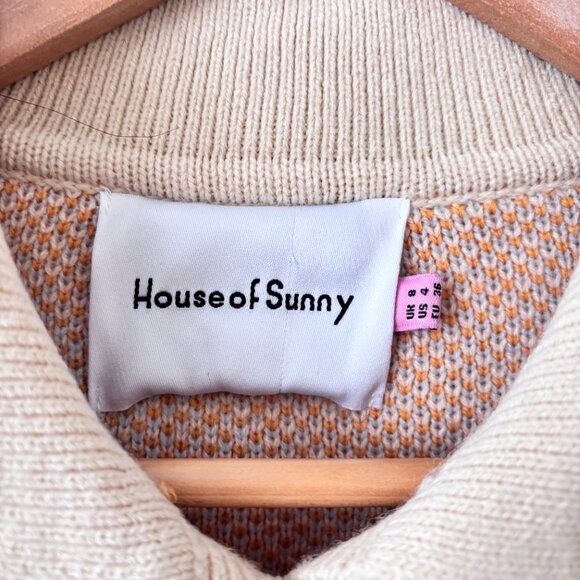 House Of Sunny Day Tripper Jacquard Cardigan - Picture 10 of 10